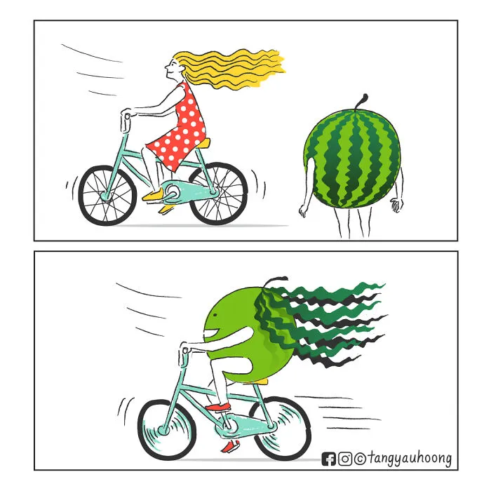 18 Comics With Weird And Unexpected Endings That I Created To Make People Laugh (New Pics)