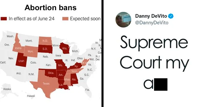 50 Of The Most Important Reactions People Posted In Response To US Supreme Court Overturning Roe Vs. Wade