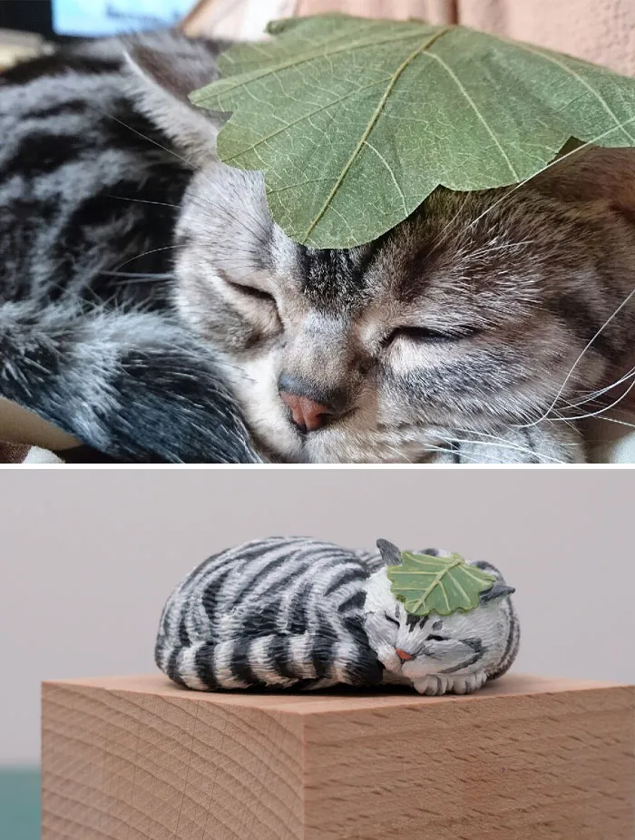Japanese Artist Turns 40 Iconic Animal Memes Into Sculptures, And It's Hard To Tell Which Are Funnier (New Pics)