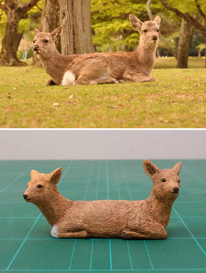 Japanese Artist Turns 40 Iconic Animal Memes Into Sculptures, And It's Hard To Tell Which Are Funnier (New Pics)