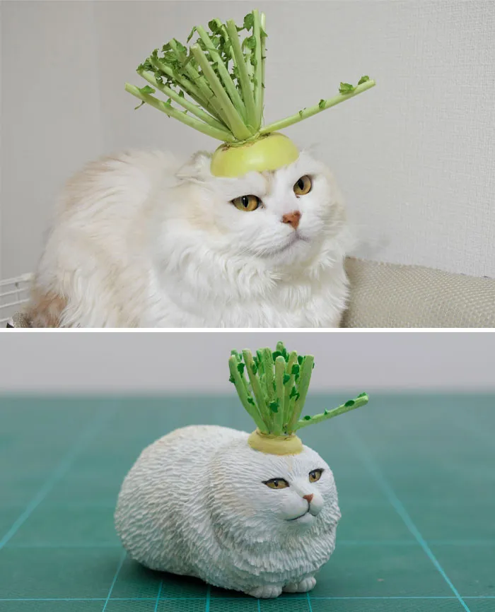 Japanese Artist Turns 40 Iconic Animal Memes Into Sculptures, And It's Hard To Tell Which Are Funnier (New Pics)