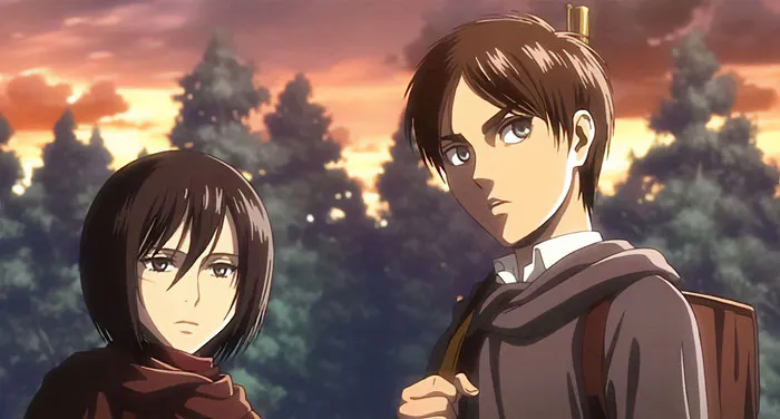 Anime couple standing together at sunset, representing one of the cutest duos.