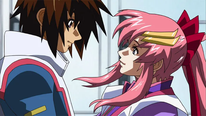Anime couple sharing a tender moment, exemplifying the cutest anime couples.