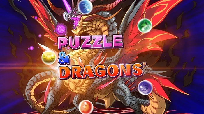 Colorful dragon with glowing orbs from Puzzle & Dragons, a popular mobile game featured in top mobile games to download.