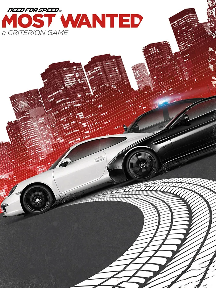 Two sports cars drifting on a city street with tire marks, representing popular mobile games to download right now.