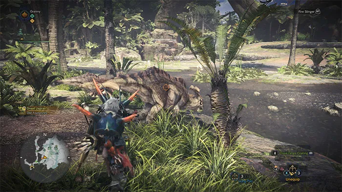 Monster Hunter: World hunting gameplay