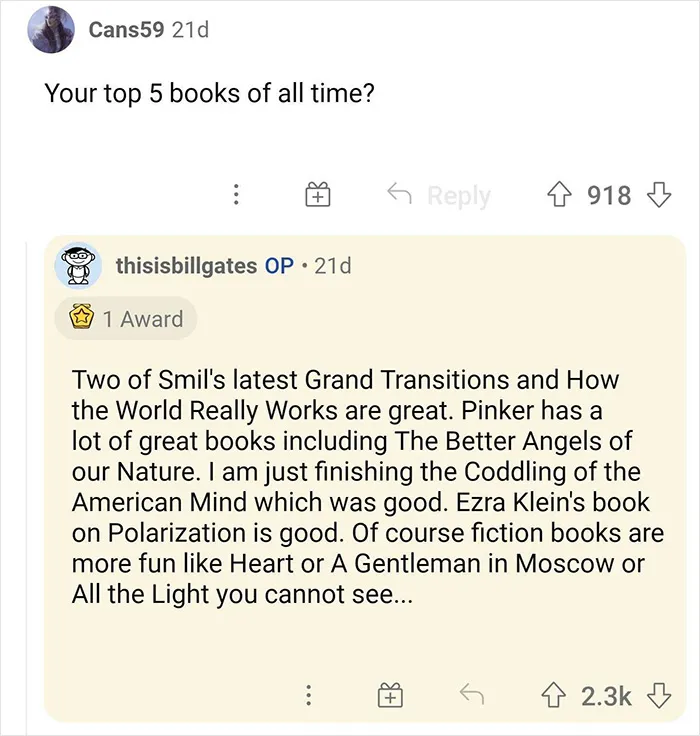 Bill Gates Asks People To Ask Him Anything And They Don't Hold Back, And Here're 29 Of The Most Unexpected Answers
