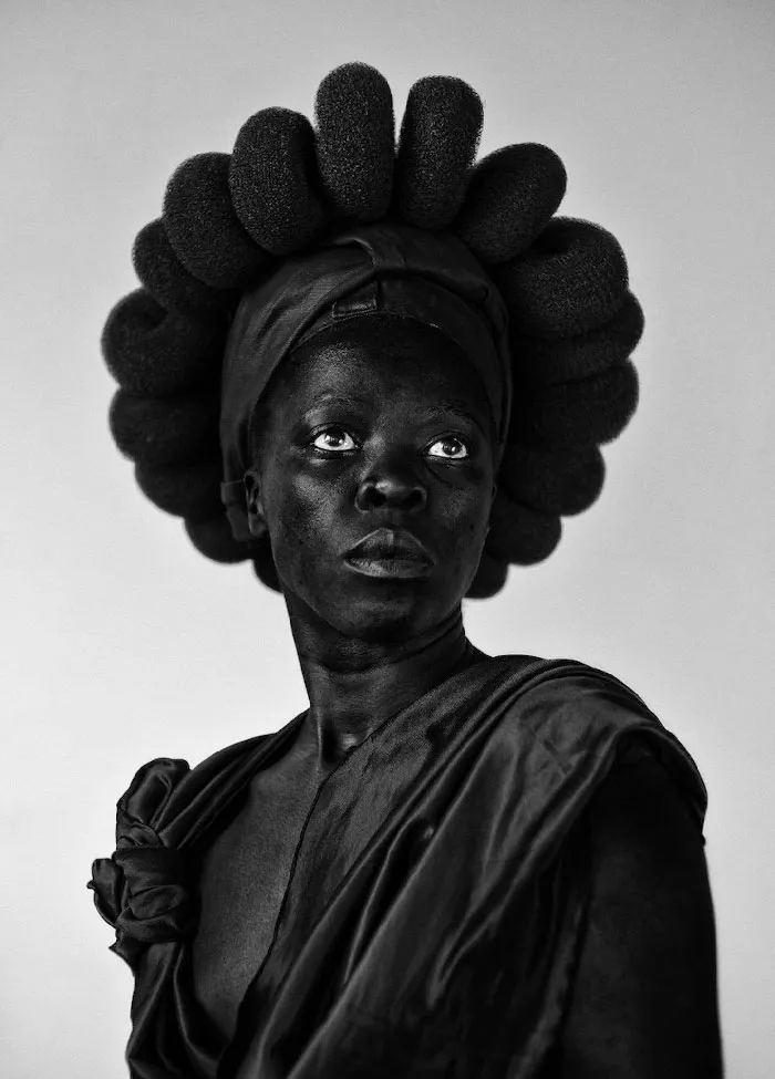 Book cover for  "Zanele Muholi: Somnyama Ngonyama, Hail The Dark Lioness" 