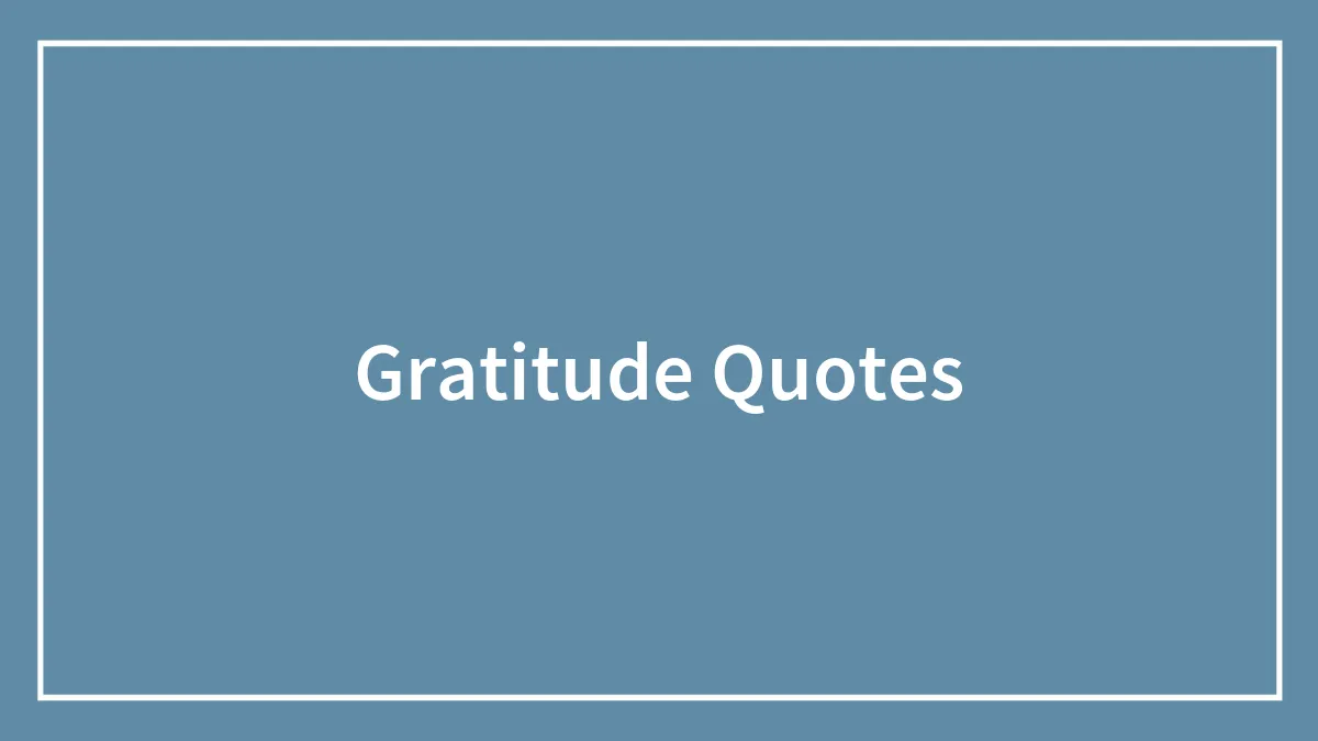 131 Powerful Gratitude Quotes To Appreciate Every Moment In Life