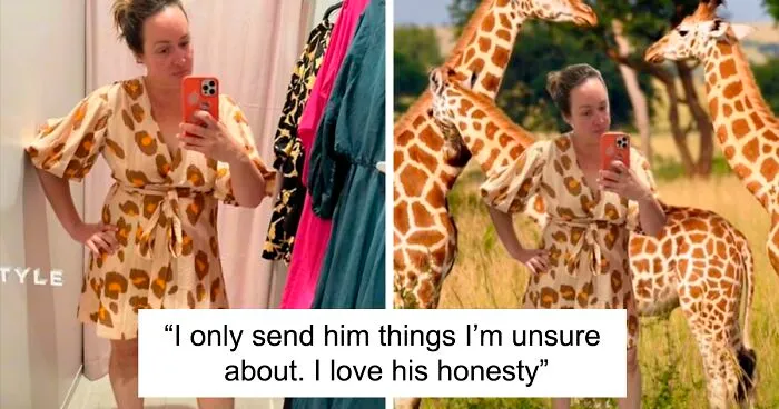 "Texting My Husband To Get His Opinion On Clothes And What He Sends Back" (16 Pics)