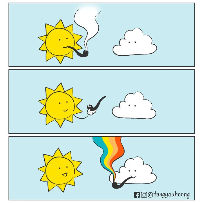 18 Comics With Weird And Unexpected Endings That I Created To Make People Laugh (New Pics)