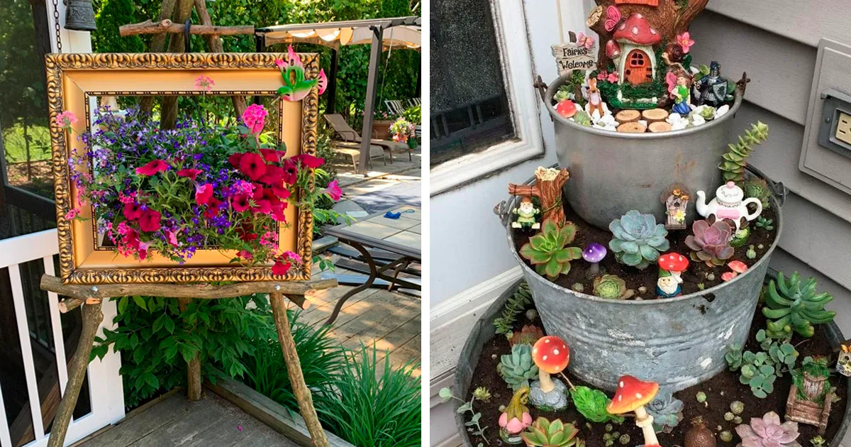 30 Ejemplos de jardinería creativa compartidos en este grupo de FB con más de 1 millón de miembros