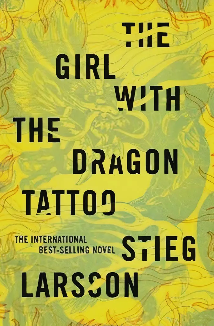 Book cover for "The Girl With The Dragon Tattoo"