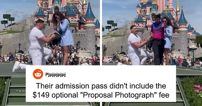 Internet Slams “Smug” Disneyland Paris Employee Who Interrupted A Marriage Proposal