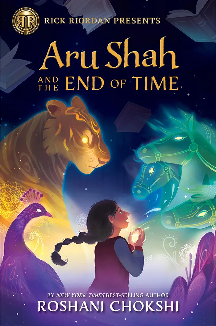 Aru Shah And The End Of Time By Roshani Chokshi book cover