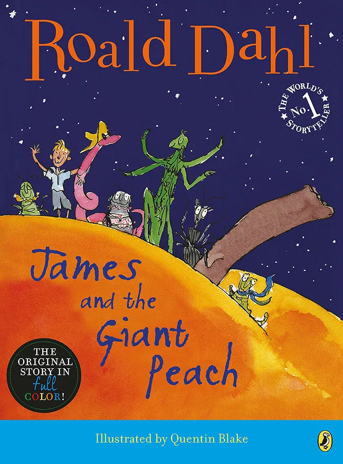 James And The Giant Peach By Roald Dahl book cover