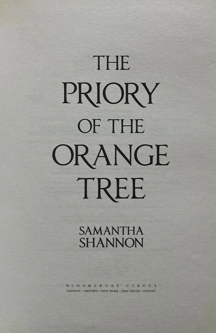 The Priory Of The Orange Tree By Samantha Shannon book cover