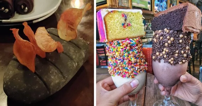 30 Times Restaurant Clients Got So Annoyed By How Their Food And Drinks Were Served, They Just Had To Document It (New Pics)