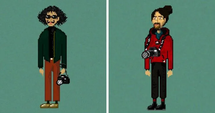 My Friends In Pixel Art (11 Pics)