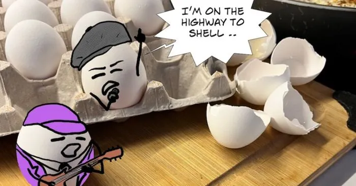 More Yolks And Puns From "The Eggsistentialist" (14 Pics)