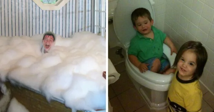 Hey Pandas, Post Your Funniest Parenting Pic That Made You Question If You Should Have Had Kids (Closed)
