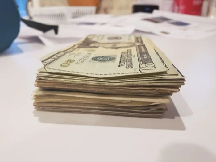 Parents Gave Me A Gift For College Today, Which Was All The Money That My Mom Found In My Pockets When Doing My Laundry