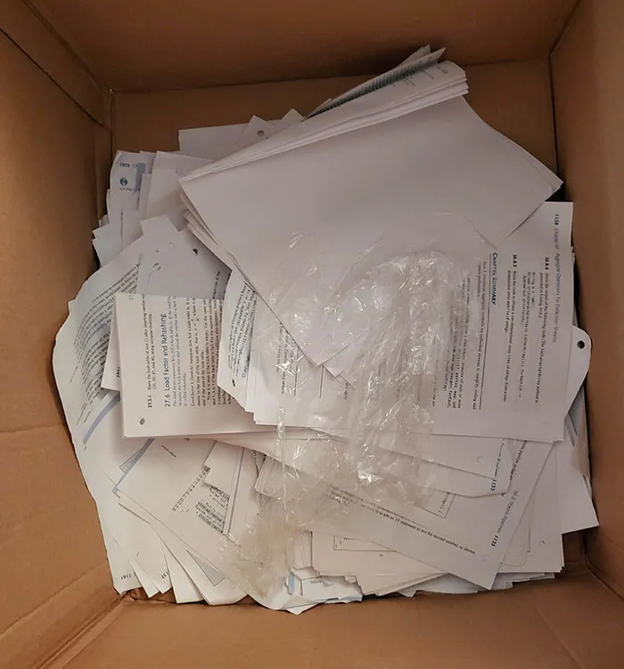 My 1200 Page Loose-Leaf Book Arrived A Little More Loose Than I Was Expecting