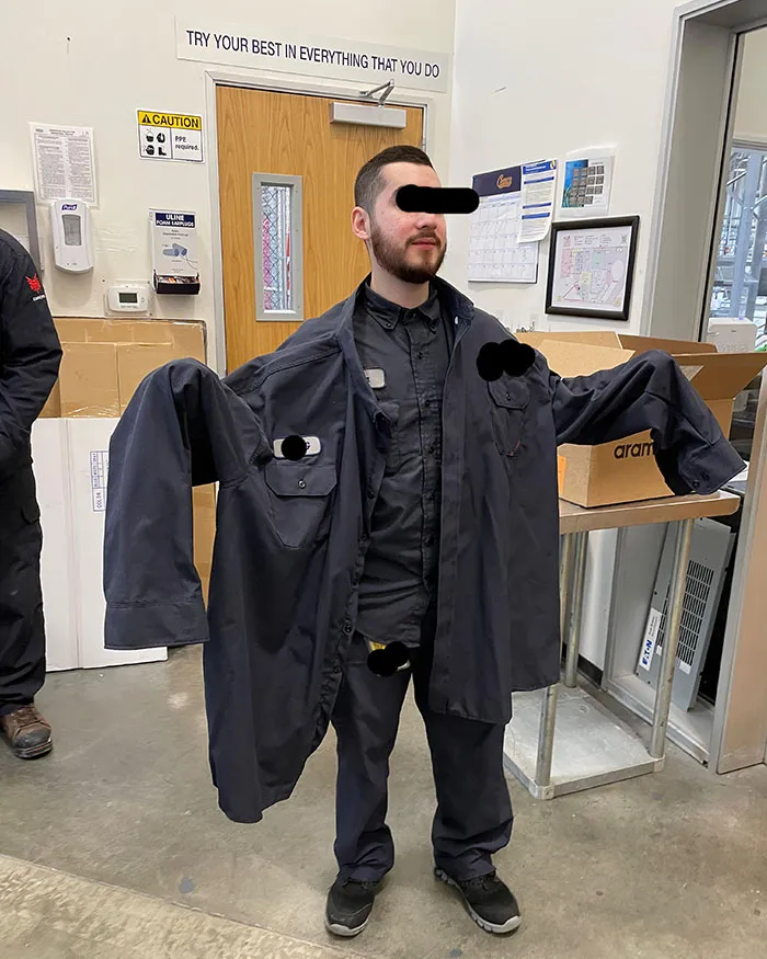 Ordered Eight Extra Large Shirts. Received Eight 8XL Shirts