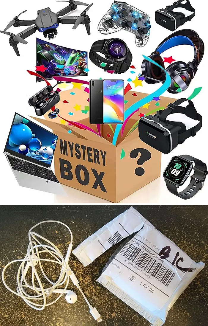 49 dólares por una caja misteriosa de tecnología