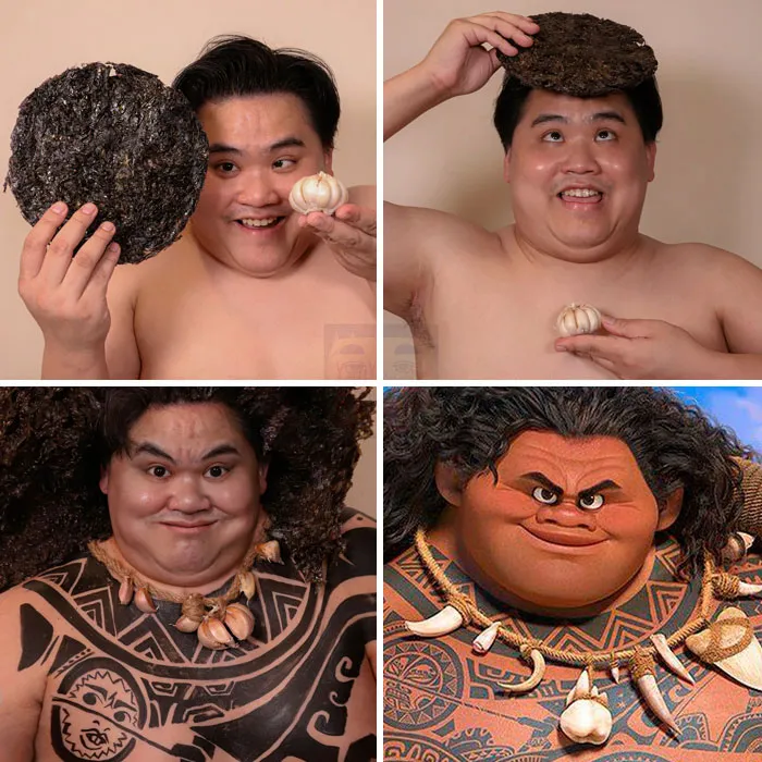 Este chico hace los cosplays más creativos y locos con muy poco presupuesto (nuevas fotos)