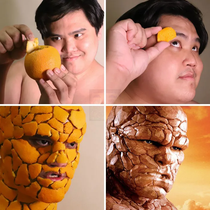 Este chico hace los cosplays más creativos y locos con muy poco presupuesto (nuevas fotos)