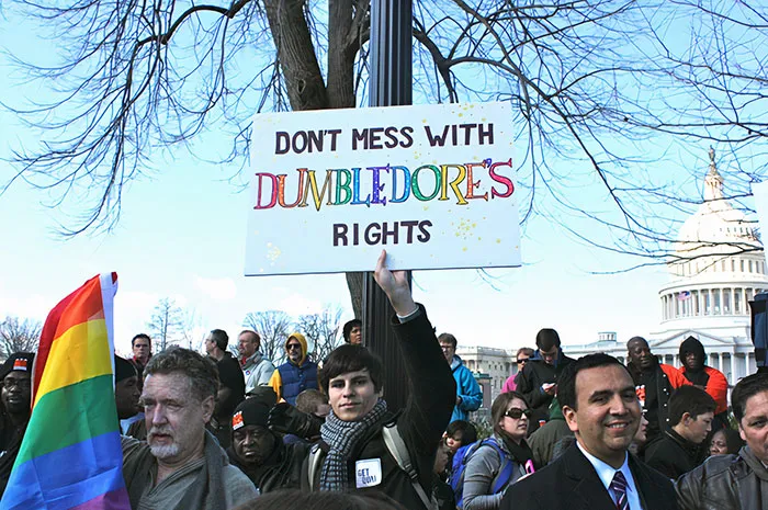 Great Pro-Gay Marriage Protest Sign