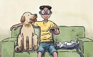 Artist Created 3 Emotional Comics About Life With A Cat And A Dog Inspired By His Personal Experiences