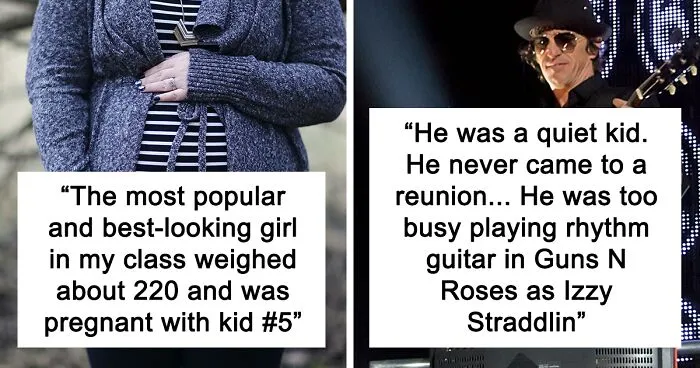 The Best And Worst Transformations Seen During School Reunions, As Shared By These 30 Internet Users