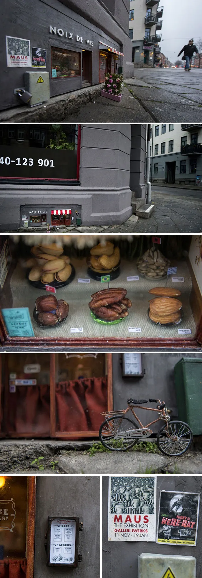 Some Mice Have Opened A Miniature Shop (70 X 30 Cm) In Malmö, Sweden