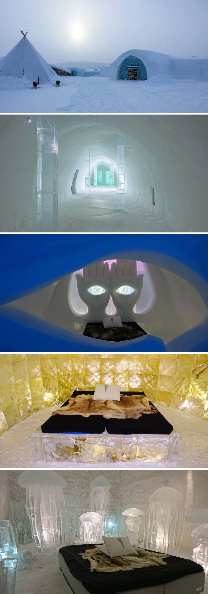 Este es el hotel más genial de la historia: un hotel de hielo, que resulta ser menos aburrido de lo que se esperaba