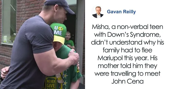 Mother Promised Her Nonverbal Son A Meeting With John Cena If They Left Ukraine, Now John Has Made Her Promise Come True