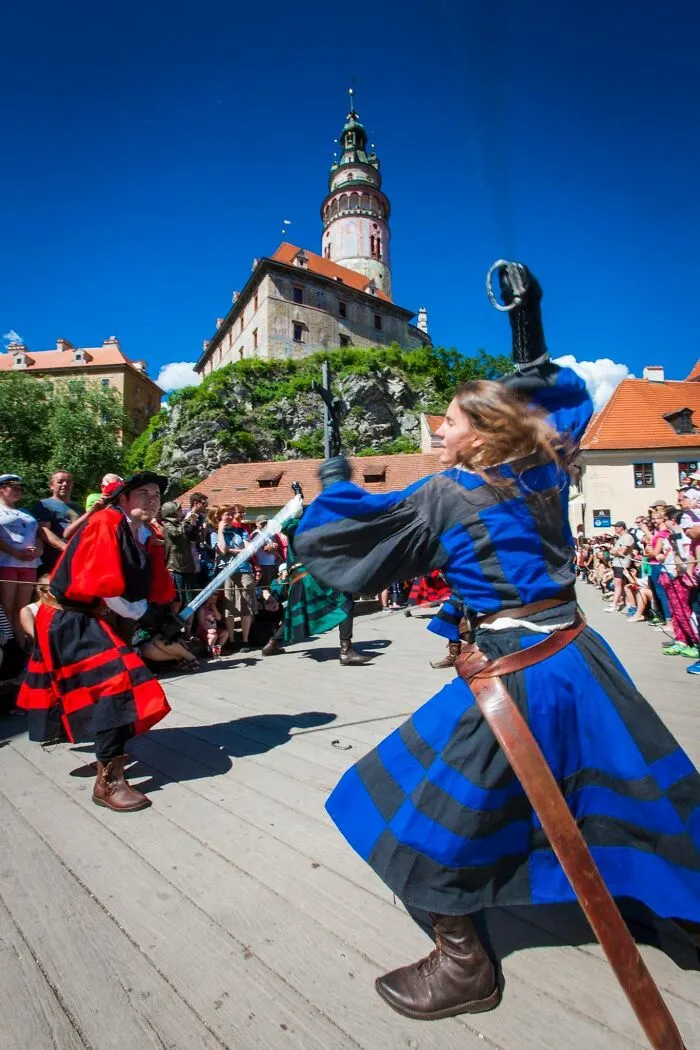 Cesky Krumlov Whilst The Renaissance Fair