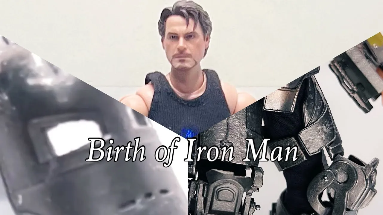 Tony And Mk1 Armor “Birth Of Iron Man” 1/10 Scale