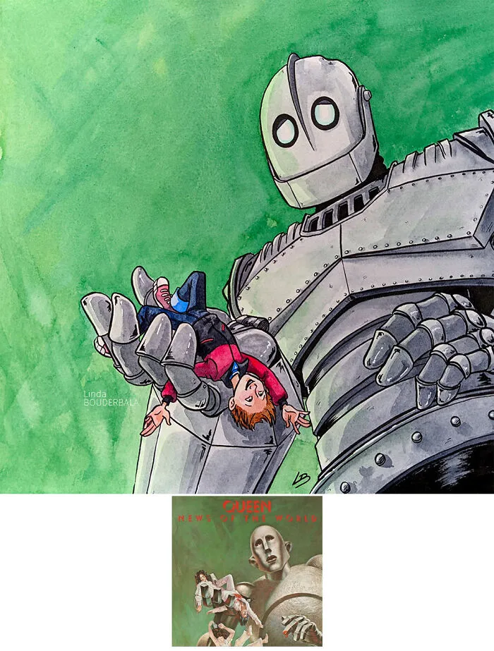 Queen - New Of The World / The Iron Giant