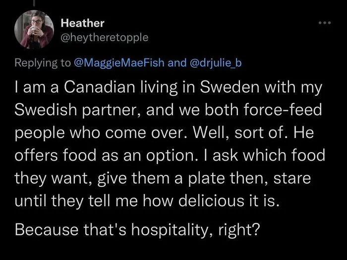 Huge Debate Explodes Over Swedes' Refusal to Feed Their Children's Guests, And Here're 30 Foreigners' Best Reactions