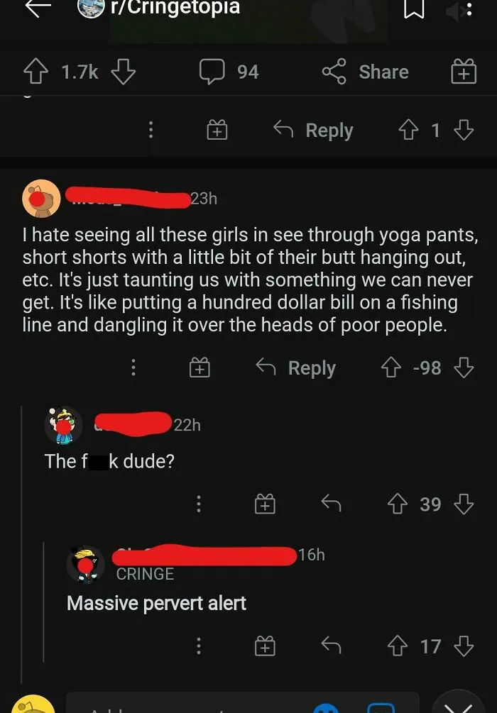This Guy Has A Weird Opinion