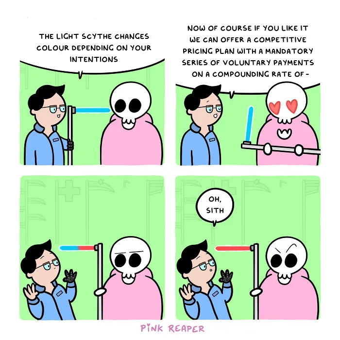 My 28 New Comics About The Brighter Side Of The Grim Reaper