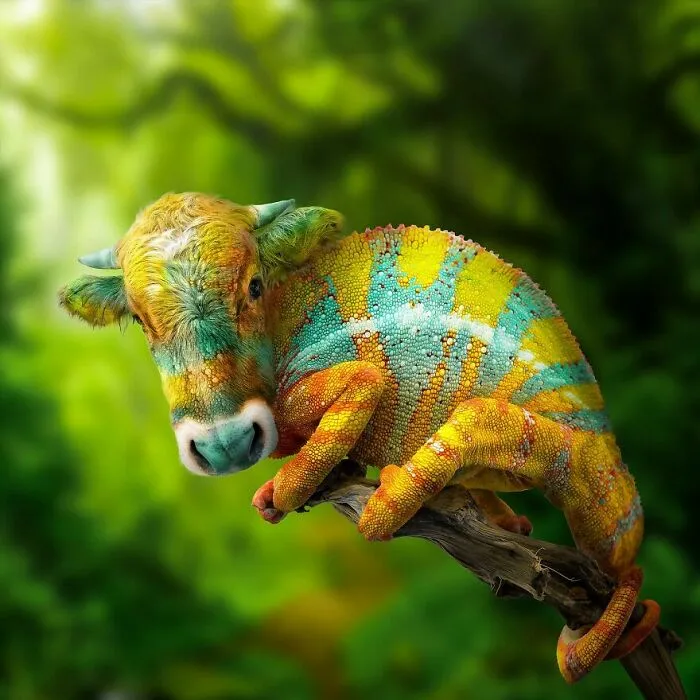 Animals Beyond Fairytale: I Make Bizarre Image Manipulations (21 Pics)
