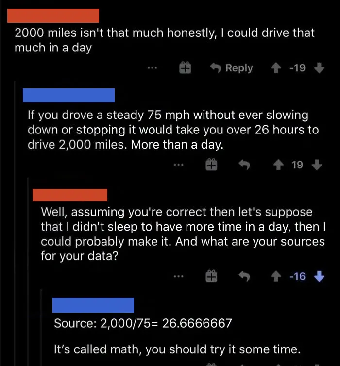 Math, Not Even Once