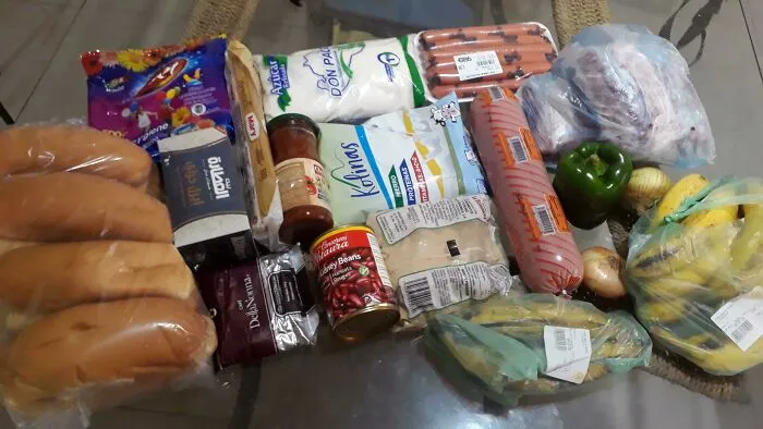 Hey, Why Not... This Is A Purchase Of About $20 Of Groceries In Venezuela
