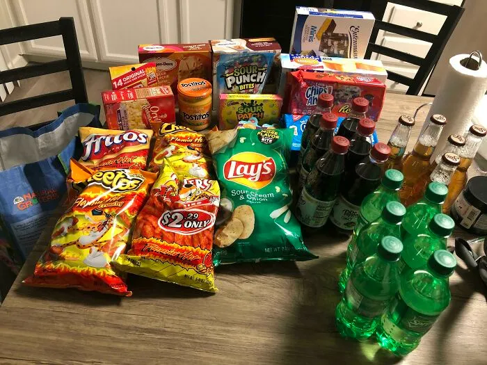 87,63 dólares de comida basura por la depresión en Estados Unidos