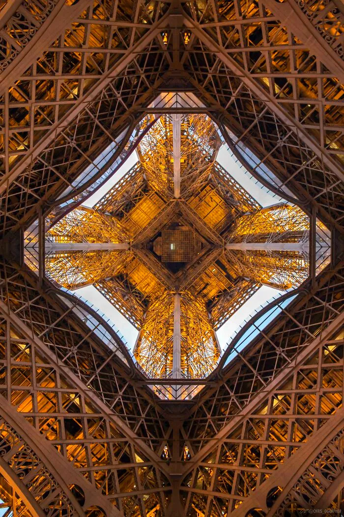 Looking Up - The Eiffel Tower