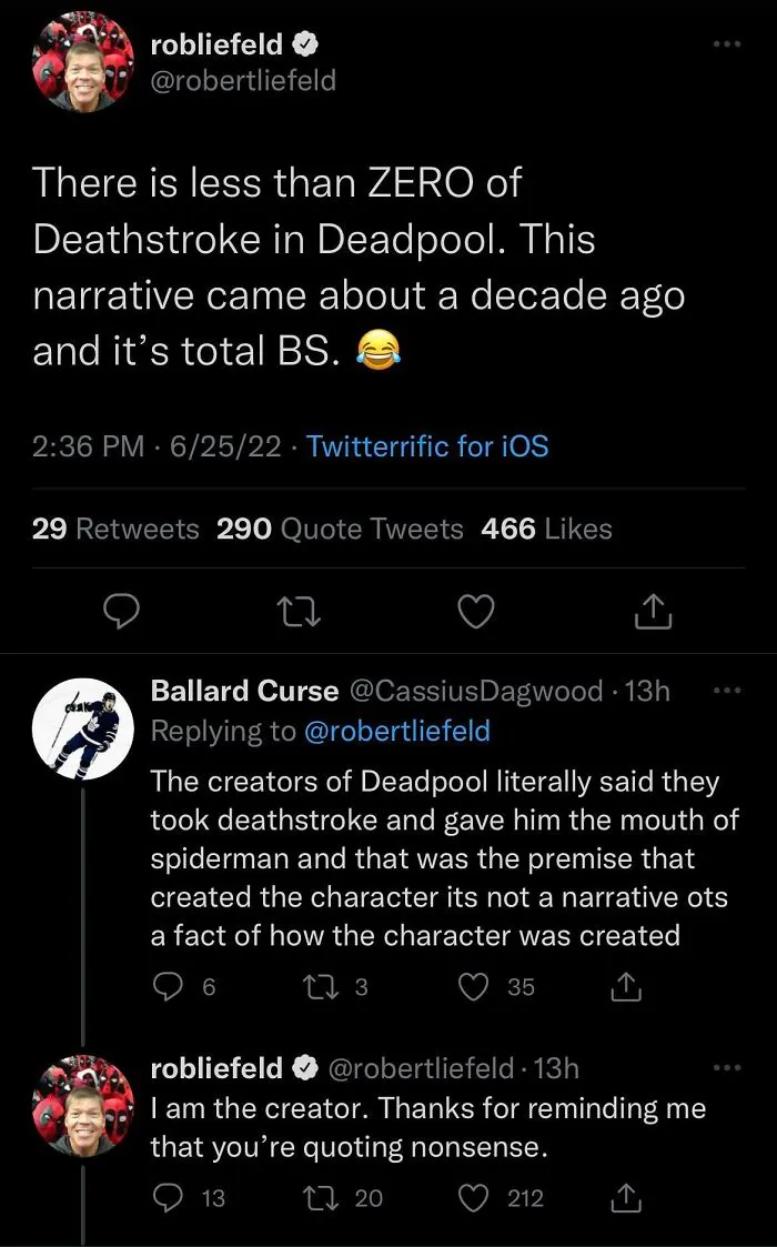 What Could Go Wrong Arguing With The Creator Of Deadpool?