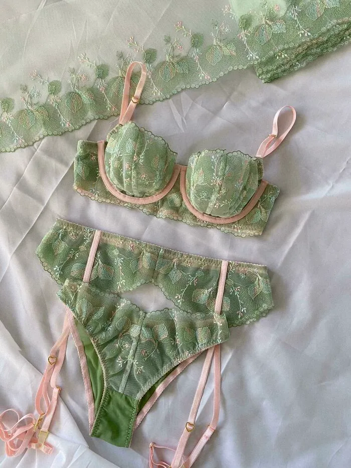 ¡Hice este conjunto de lencería para el cumpleaños de una amiga!